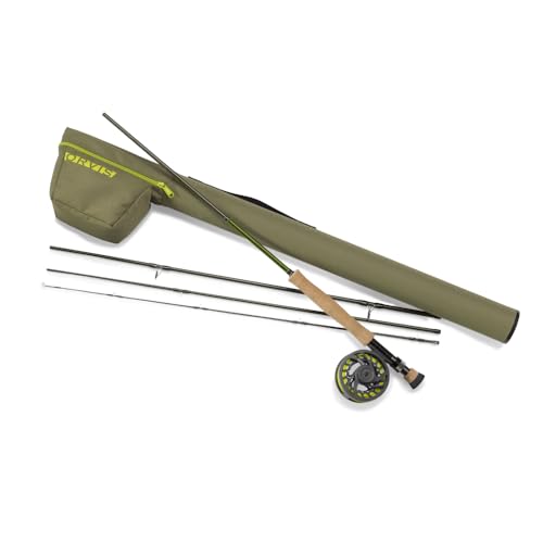 Orvis Encounter Fly Rod Outfit - Fishing Rod and Reel Combo Starter Kit - 9' 8-wt., Encounter Reel