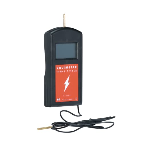 RentACoop Digital Electric Fence Tester Voltmeter – Fence Voltage Tester for Livestock, Poultry, Horses, Goats & More – Accurate, Easy-to-Read, Durable Farm Tool