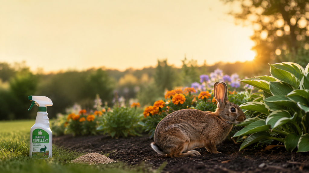 Best Rabbit Yard Repellent: Golden Hour Rabbit Garden